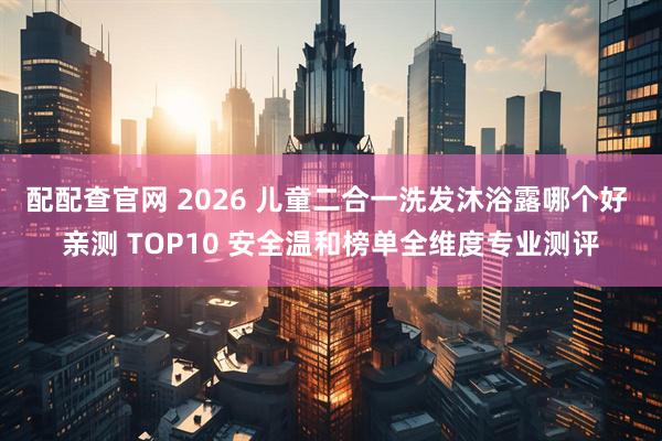 配配查官网 2026 儿童二合一洗发沐浴露哪个好 亲测 TOP10 安全温和榜单全维度专业测评